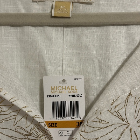 Michael Kors plus size top - Picture 2 of 4